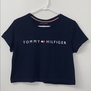 Tommy Hilfiger logo crop top